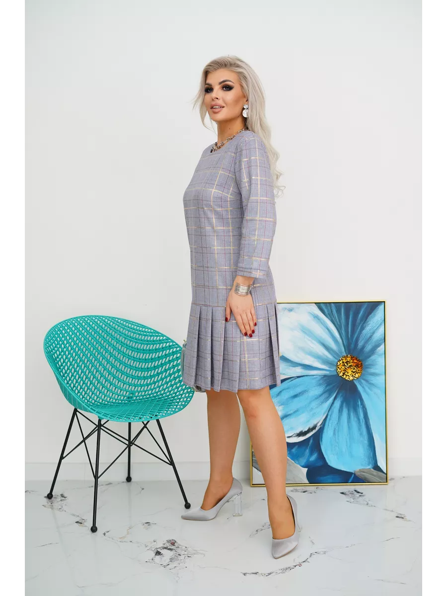 💜💚【S-5XL】Rochie plisată la modă de înaltă calitate