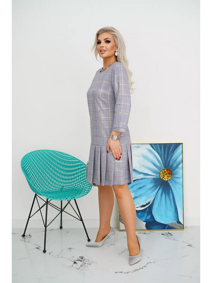 💜💚【S-5XL】Rochie plisată la modă de înaltă calitate