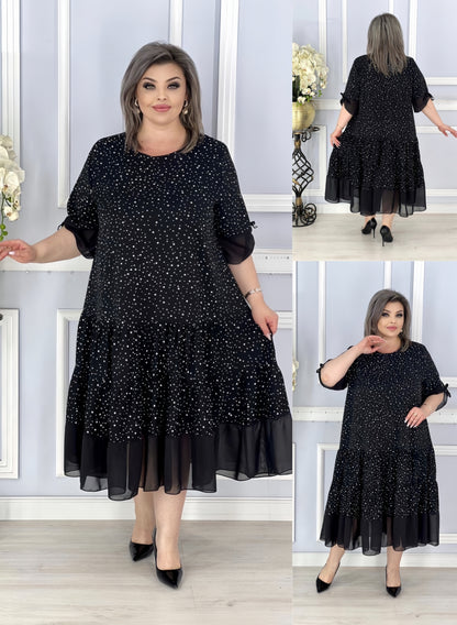 【50%OFF】【S-5XL】2024 rochie cu buline stil nou