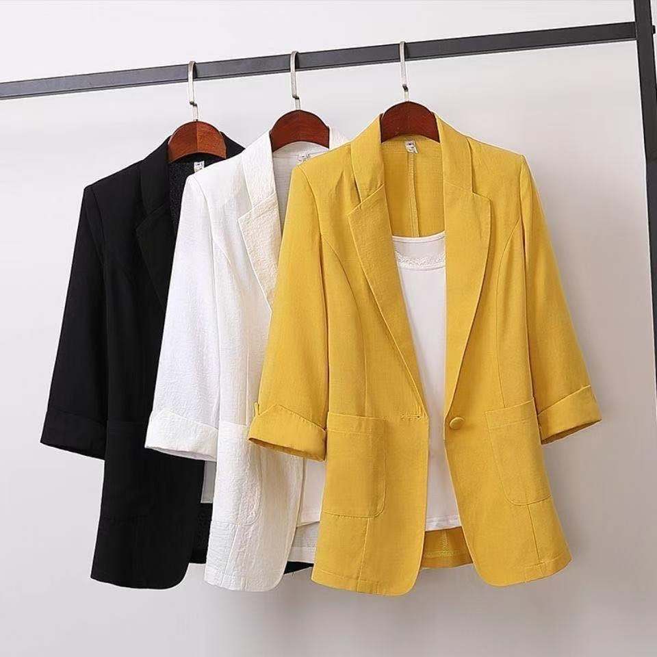 【M-5XL】2024 nou costum blazer de dama marime plus, casual si versatil