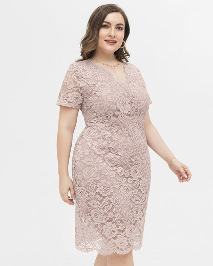 【XL-4XL】2024 rochie eleganta din dantela stil nou