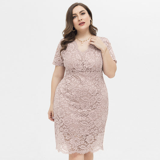 【XL-4XL】2024 rochie eleganta din dantela stil nou