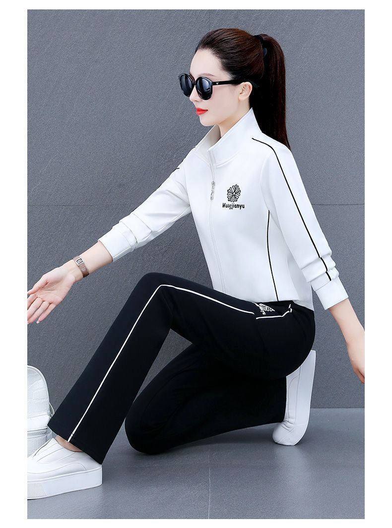 🏆【M-5XL】🔥【Jachetă+tricou+pantaloni】💖2024 noul set sport casual din trei piese