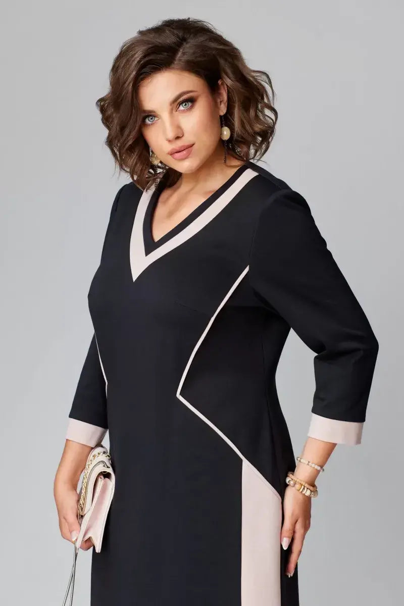 💕【S-5XL】2024 stil nou temperament înalt și rochie elegantă cu decolteu în V